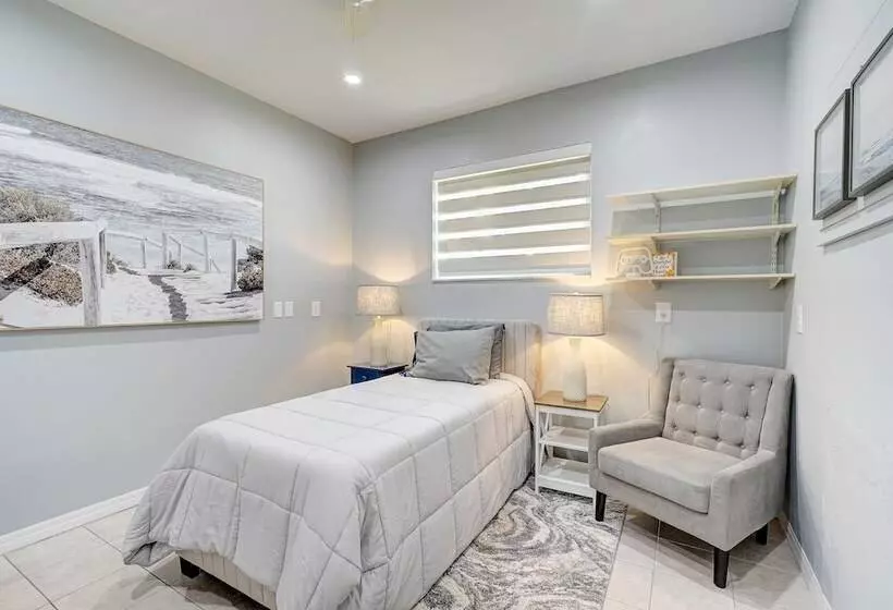 Game Room & Deck: Spacious Home In St James City