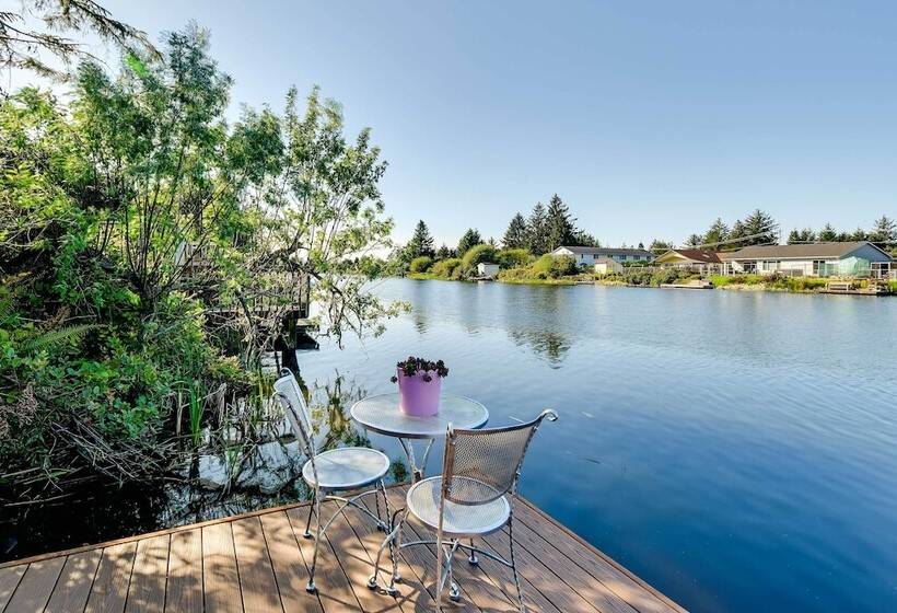 Ocean Shores Retreat W/ Porch & Canal Views!