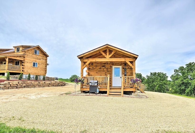 Serene Views: Quiet Farmhouse Cabin In Wisconsin!
