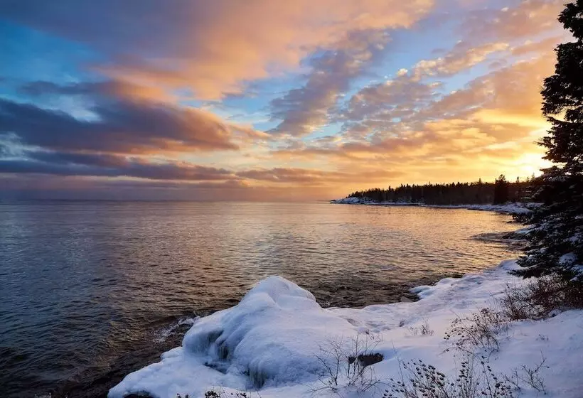 Reflections  Cabin On Lake Superior   Near Lutsen