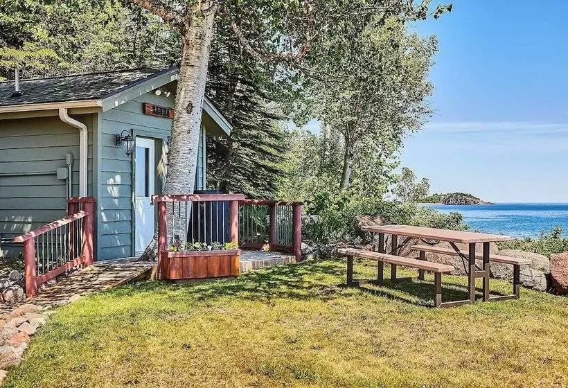 Reflections  Cabin On Lake Superior   Near Lutsen