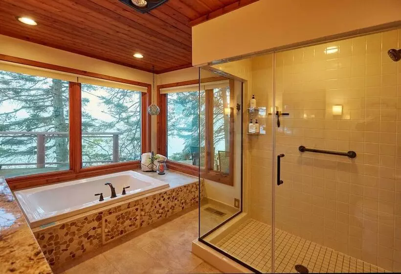 Reflections  Cabin On Lake Superior   Near Lutsen