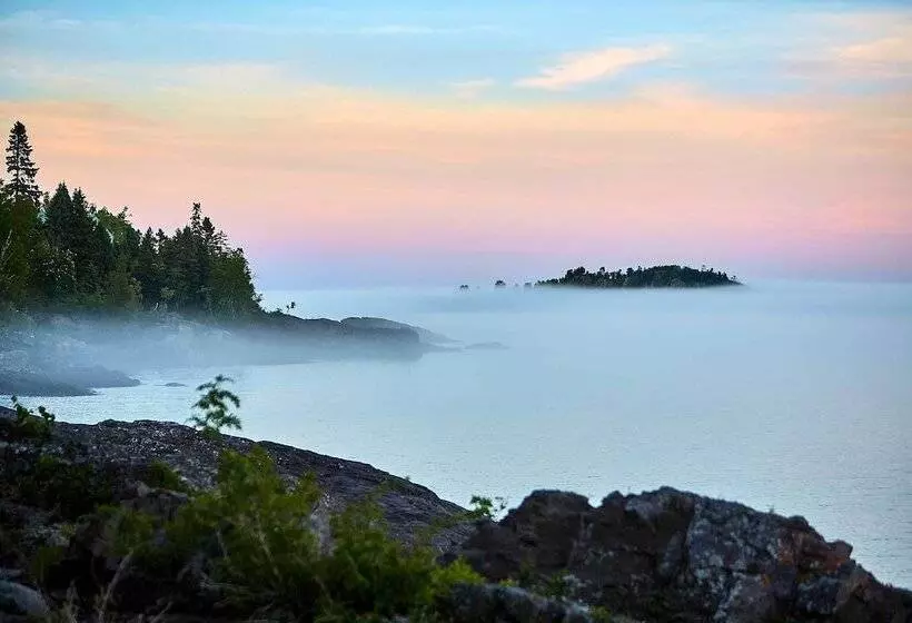 Reflections  Cabin On Lake Superior   Near Lutsen