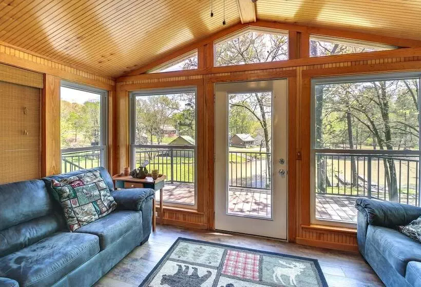 Lakefront Arkansas Home W/ Dock & Sunroom