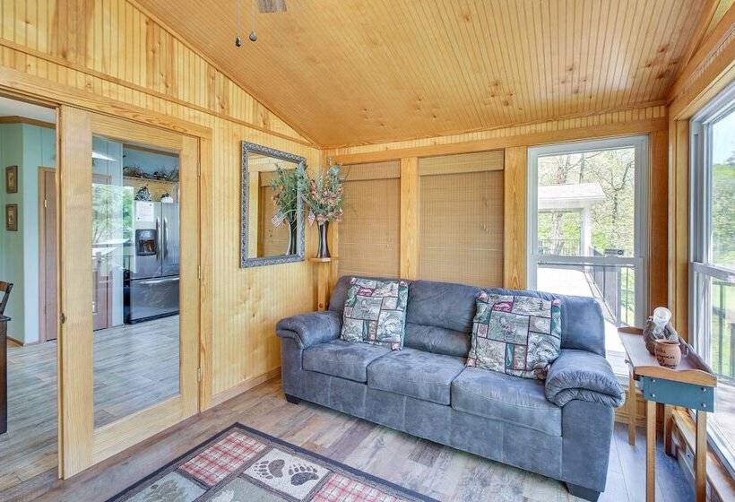 Lakefront Arkansas Home W/ Dock & Sunroom