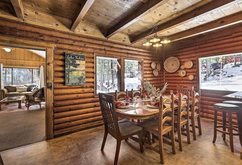 Tahoe Vista Cabin W/ Deck: 1 Mi To Kings Beach!