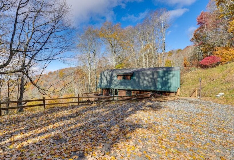 Wolf Laurel Resort Home W/ Long Range Views!