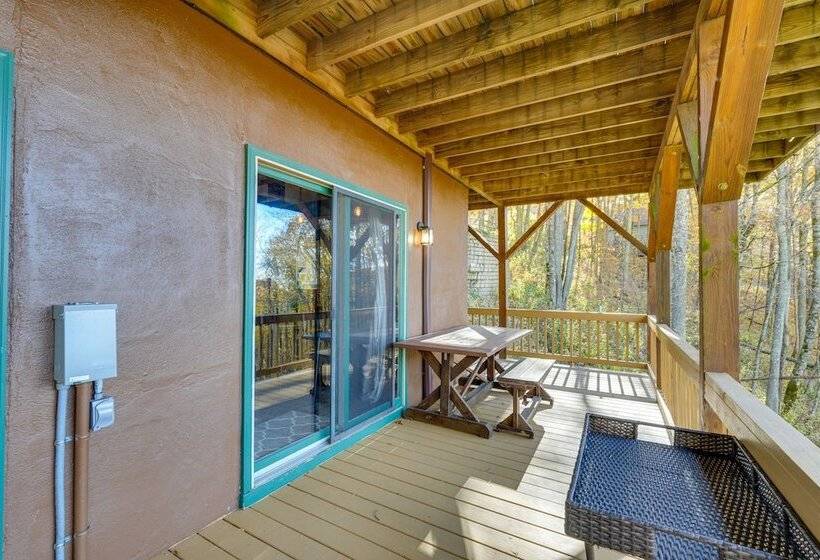 Wolf Laurel Resort Home W/ Long Range Views!