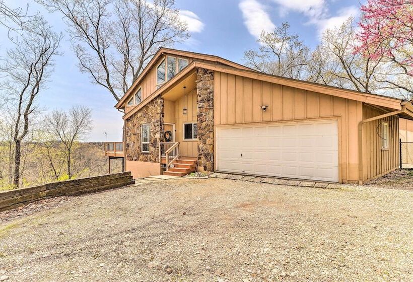 Eureka Springs Gem: 2 Decks, Mtn + Lake Views