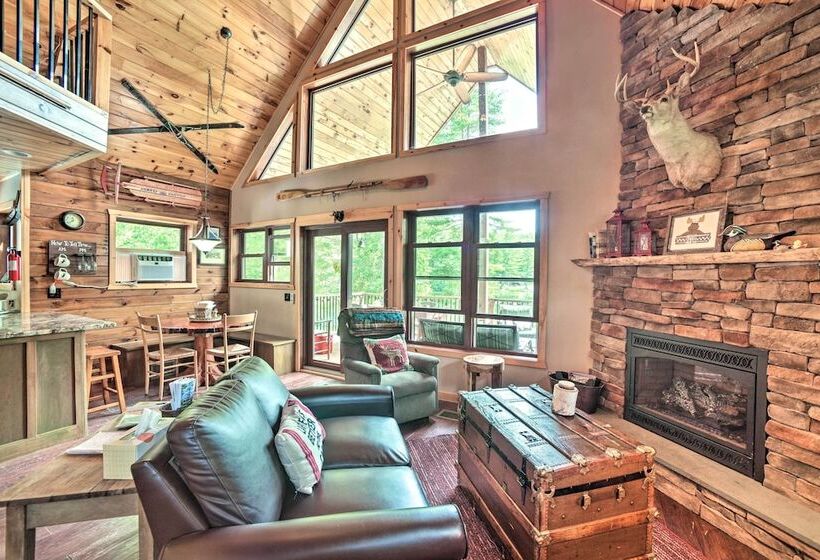 Adirondack Cabin On Private Lake Near Glenfield!