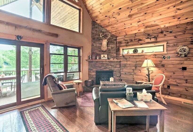 Adirondack Cabin On Private Lake Near Glenfield!