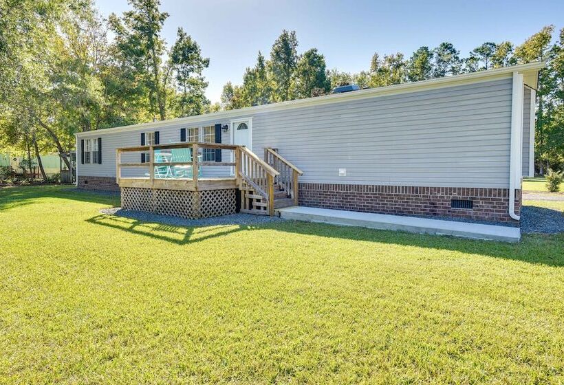 Supply Cottage W/ Deck < 2 Mi To The Beach!