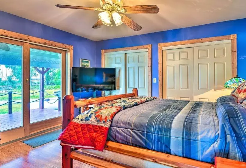 Waterfront Saginaw Bay Retreat W/ Grill & Yard!