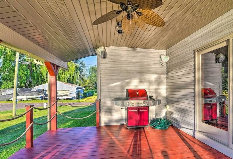 Waterfront Saginaw Bay Retreat W/ Grill & Yard!