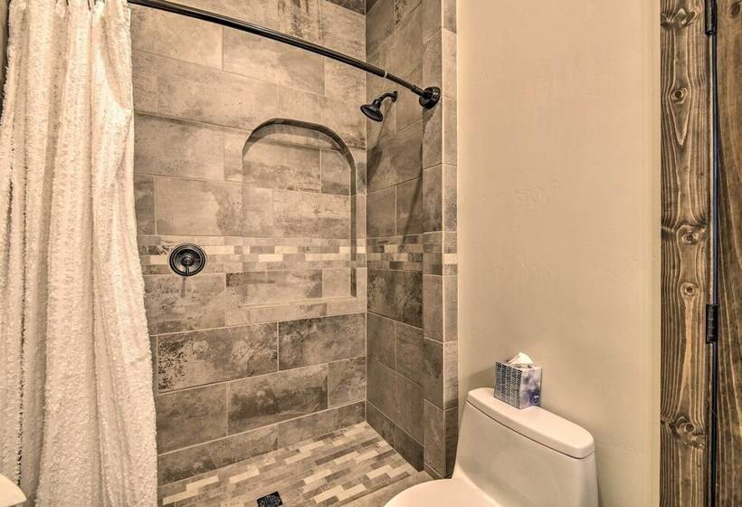 Custom Angel Fire Home: Views, Hot Tub & Fire Pit!