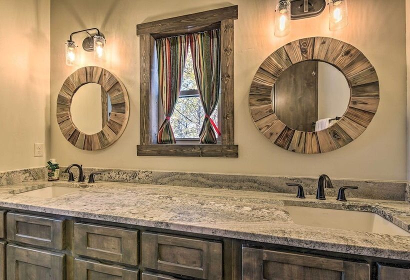 Custom Angel Fire Home: Views, Hot Tub & Fire Pit!