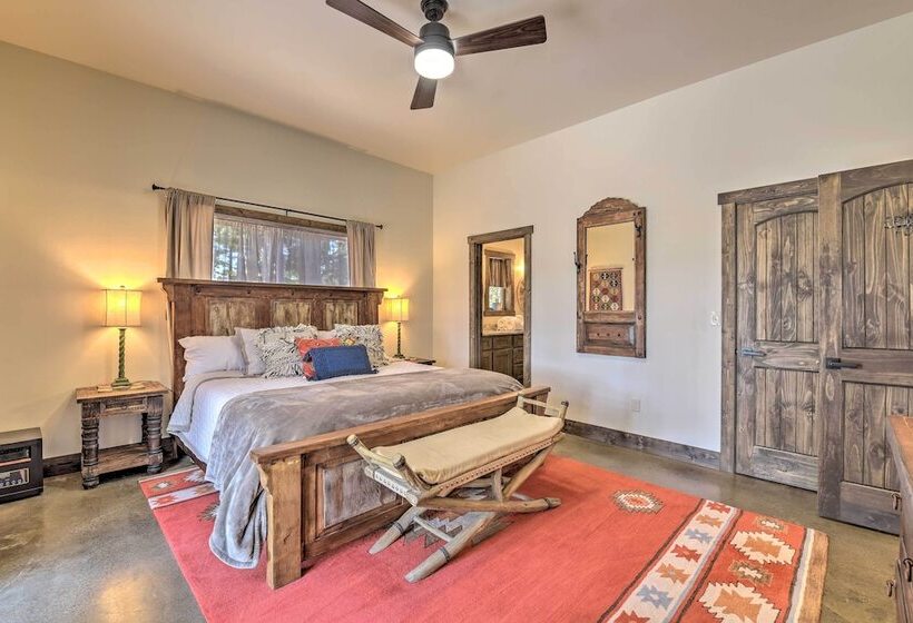 Custom Angel Fire Home: Views, Hot Tub & Fire Pit!