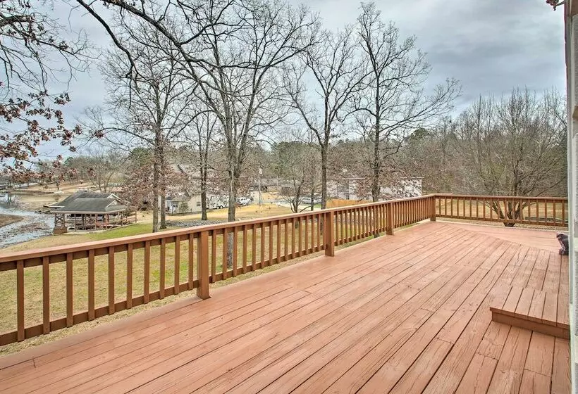 Lakefront Hot Springs Home W/ Deck & Boat Dock
