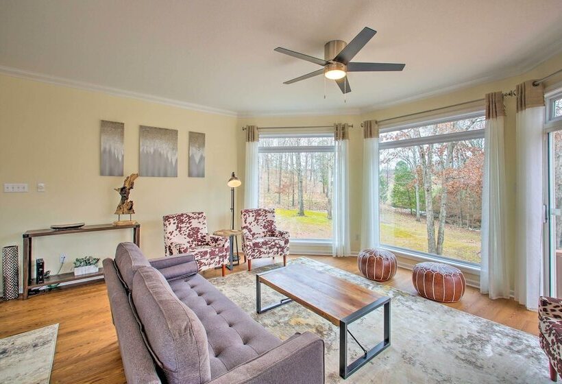 Lakefront Hot Springs Home W/ Deck & Boat Dock