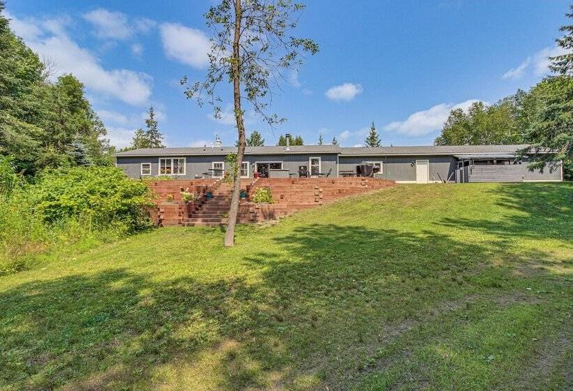 Quiet Lakefront Grand Rapids Cabin On 5 Acres