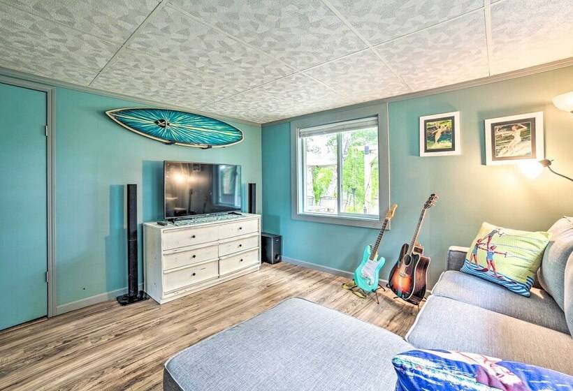 Riverfront Home W/ Dock ~ 6 Mi To Cheboygan!