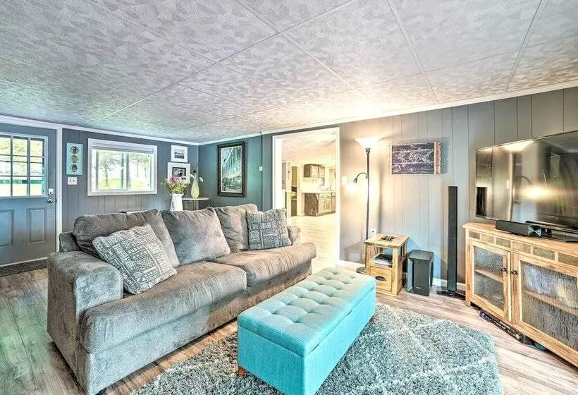 Riverfront Home W/ Dock ~ 6 Mi To Cheboygan!