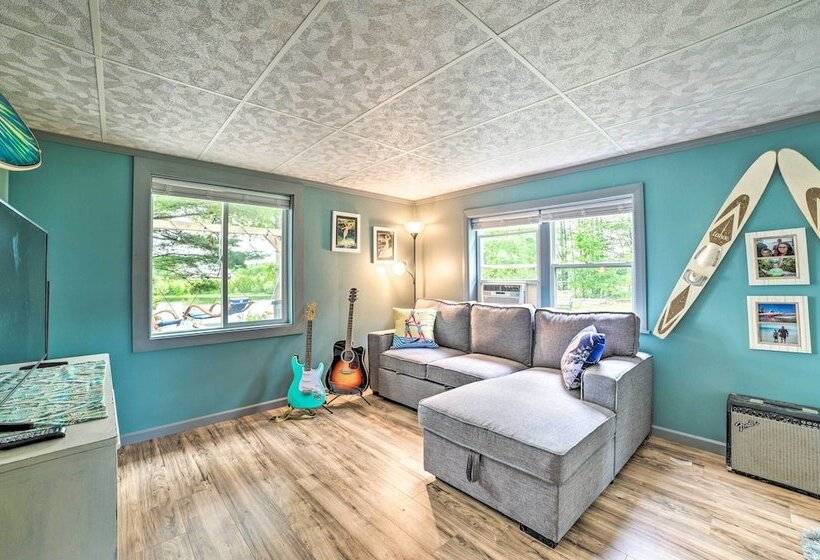 Riverfront Home W/ Dock ~ 6 Mi To Cheboygan!