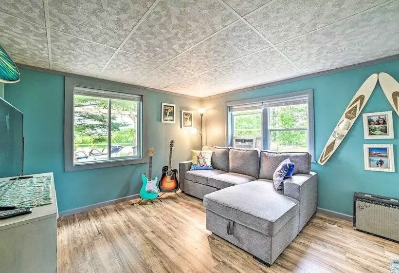 Riverfront Home W/ Dock ~ 6 Mi To Cheboygan!