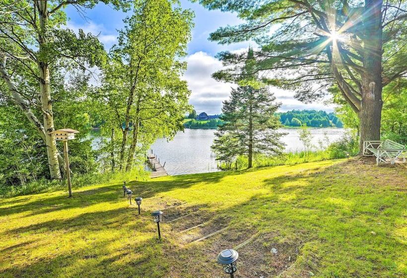 Riverfront Home W/ Dock ~ 6 Mi To Cheboygan!