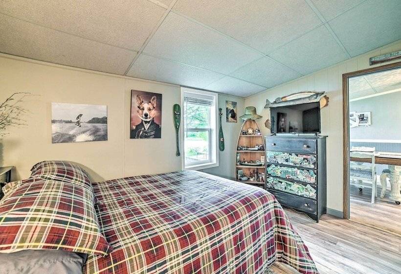 Riverfront Home W/ Dock ~ 6 Mi To Cheboygan!