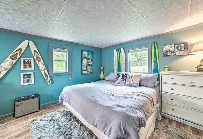 Riverfront Home W/ Dock ~ 6 Mi To Cheboygan!