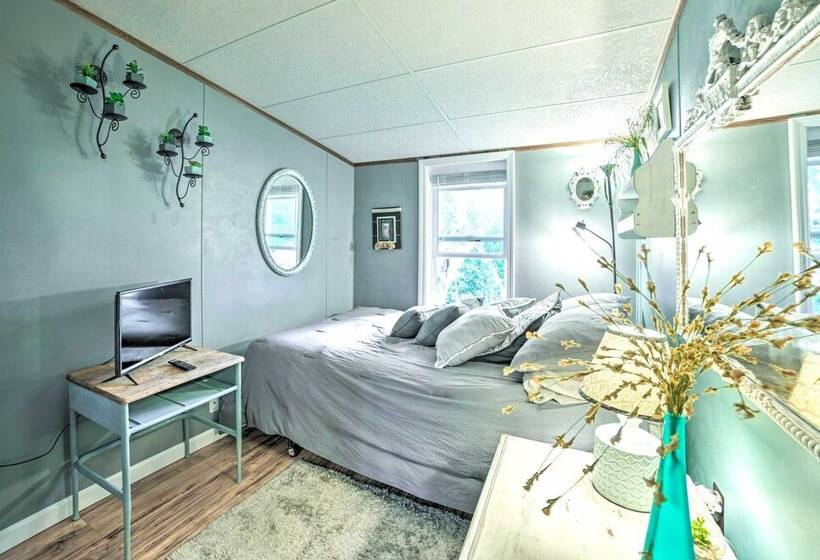 Riverfront Home W/ Dock ~ 6 Mi To Cheboygan!