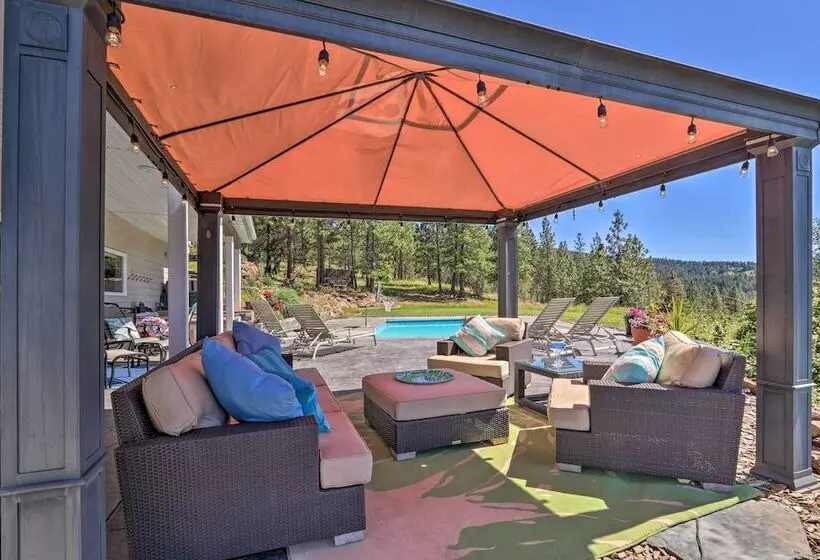 Secluded Home W/ Pool ~ 14 Mi To Coeur D Alene!