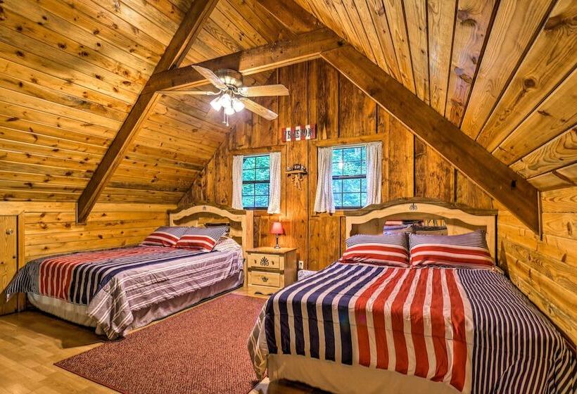 Tellico Plains Cabin 25 Acres, Backyard Creek!