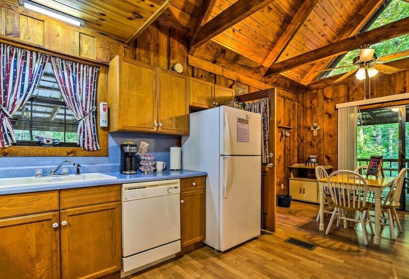 Tellico Plains Cabin 25 Acres, Backyard Creek!
