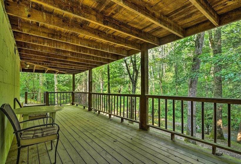 Tellico Plains Cabin 25 Acres, Backyard Creek!