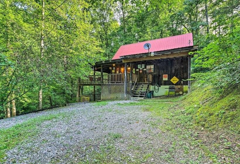 Tellico Plains Cabin 25 Acres, Backyard Creek!