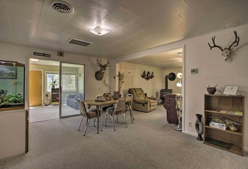 Walkable Ten Sleep House W/ Patio & Sunroom!