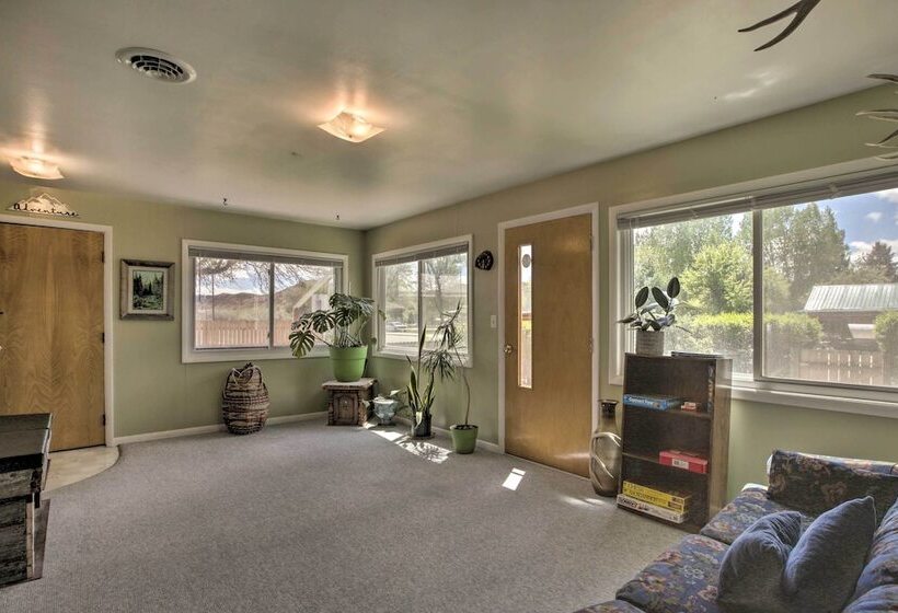 Walkable Ten Sleep House W/ Patio & Sunroom!