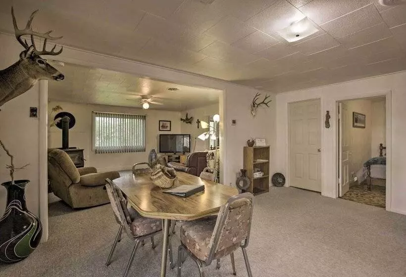 Walkable Ten Sleep House W/ Patio & Sunroom!