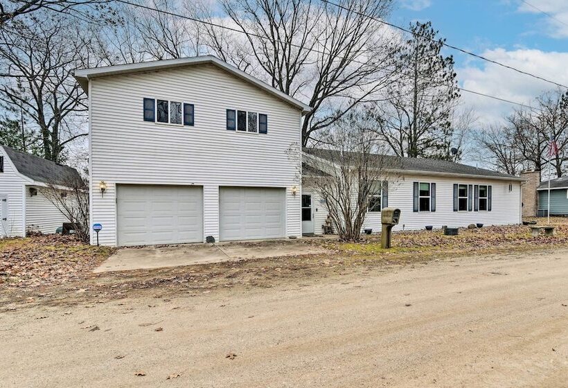 Waterfront Gladwin Home W/ Deck + Fire Pit!