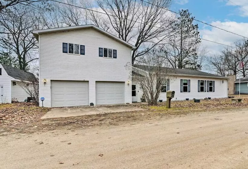 Waterfront Gladwin Home W/ Deck + Fire Pit!
