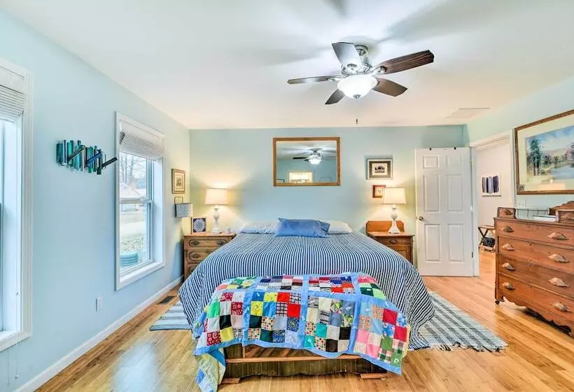 Waterfront Gladwin Home W/ Deck + Fire Pit!