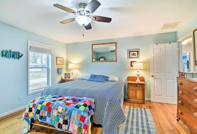 Waterfront Gladwin Home W/ Deck + Fire Pit!