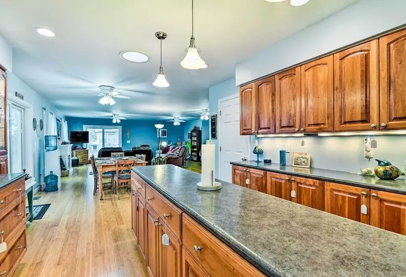 Waterfront Gladwin Home W/ Deck + Fire Pit!