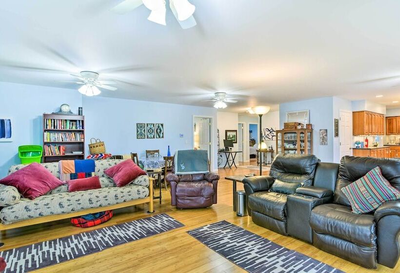 Waterfront Gladwin Home W/ Deck + Fire Pit!