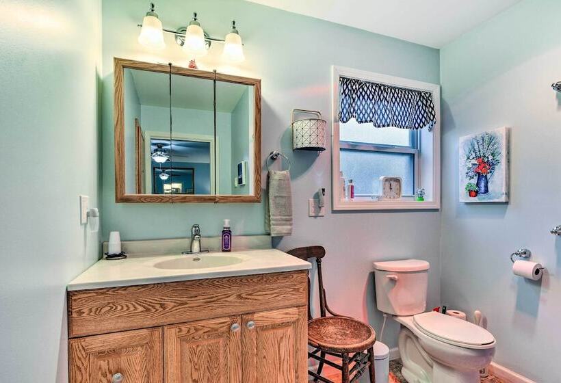 Waterfront Gladwin Home W/ Deck + Fire Pit!