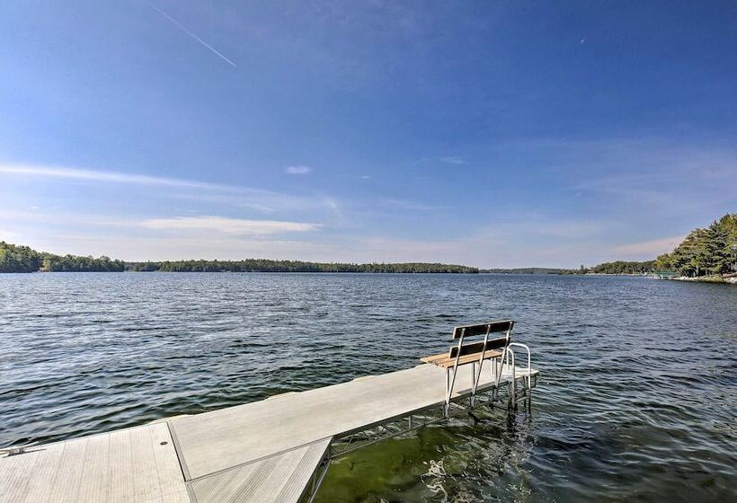 Waterfront Lake Tomahawk Cabin W/ Game Room!