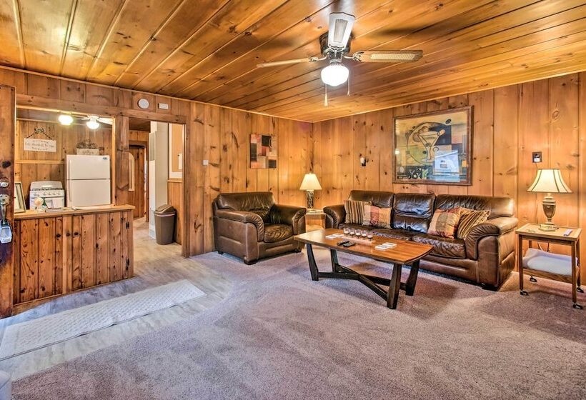 East Tawas Cabin W/ Deck, Backyard & Fire Pit!