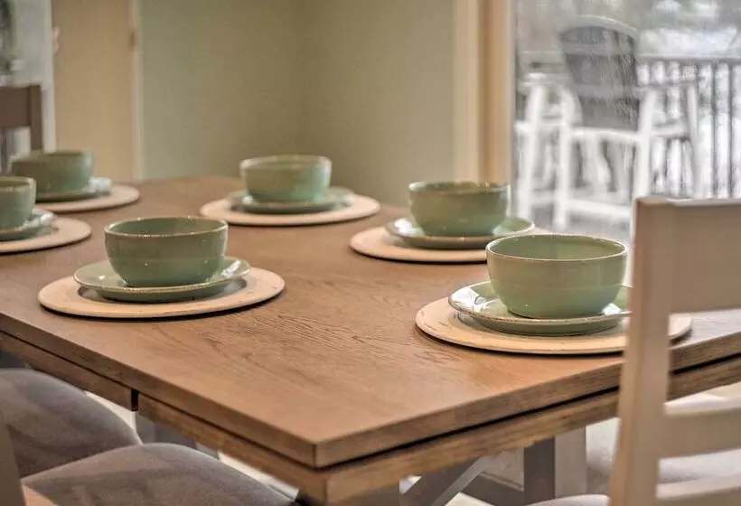 Family Home On Crystal Lake W/ Private Beach!